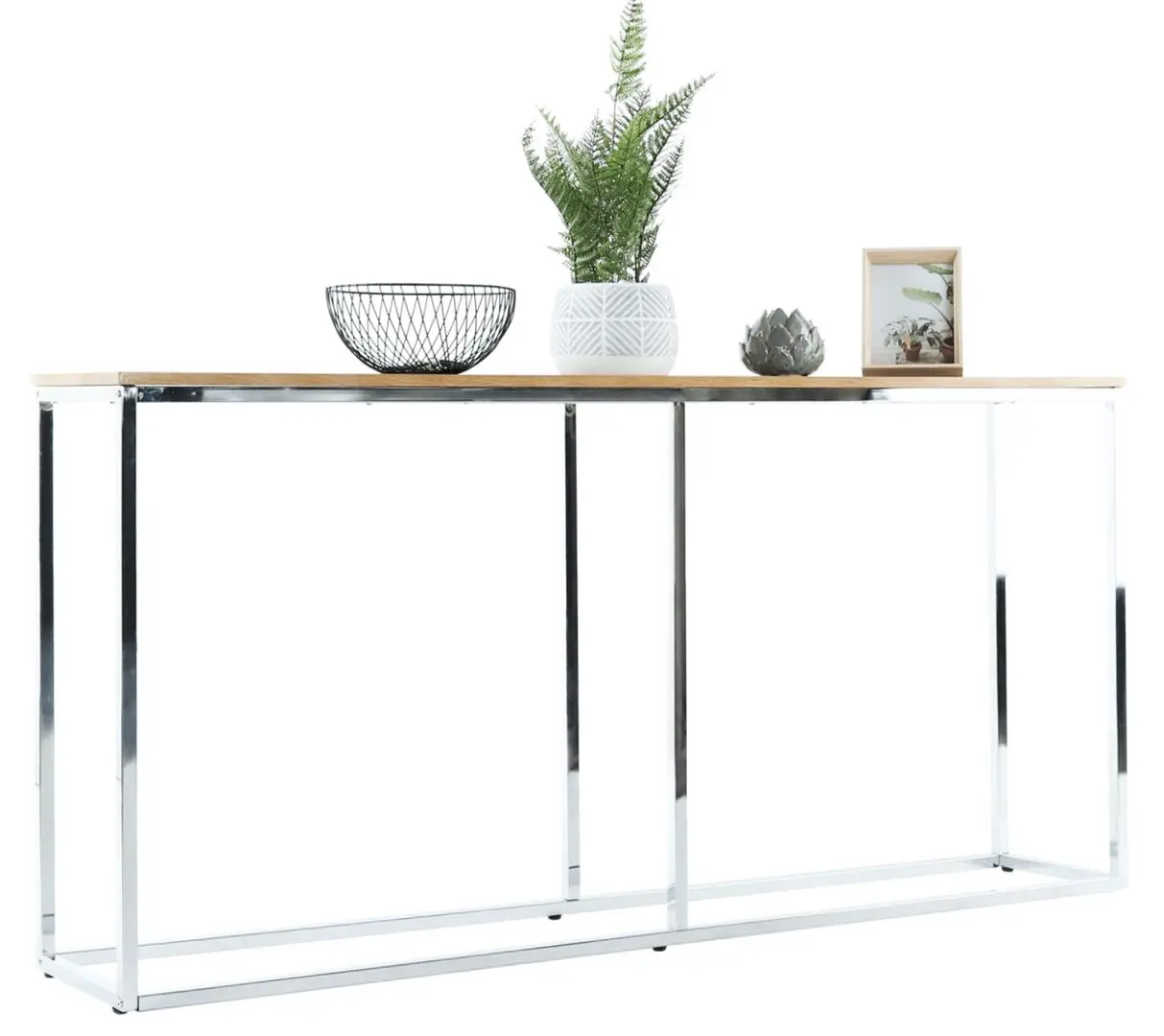 Masa auxiliara Mobhaus Kornis (Oak/Chrome)