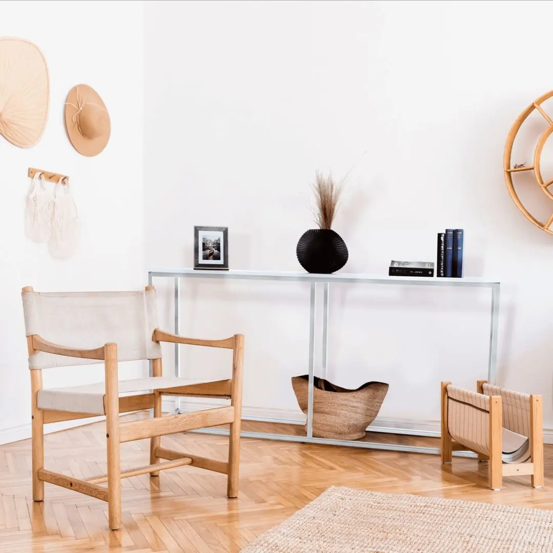 Masa auxiliara Mobhaus Kornis (White/Chrome) - 2