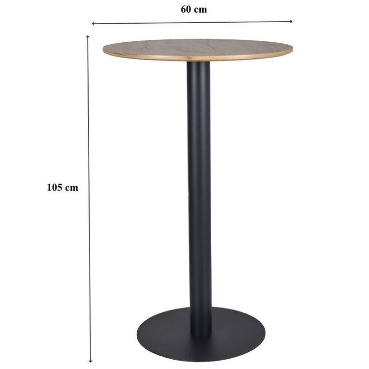 Masa de bar Signal BT-005 (Artisan Oak/Black)