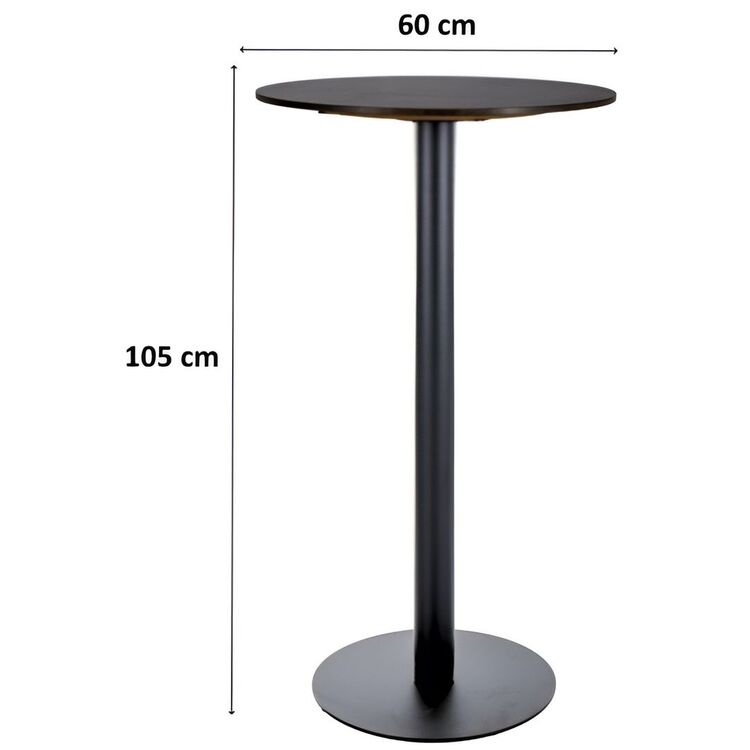 Masa de bar Signal BT-007 Fi 60 (Black)