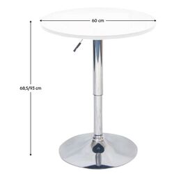 Masa de bar Tempo Kondela Brany 2 New (White) Thumb