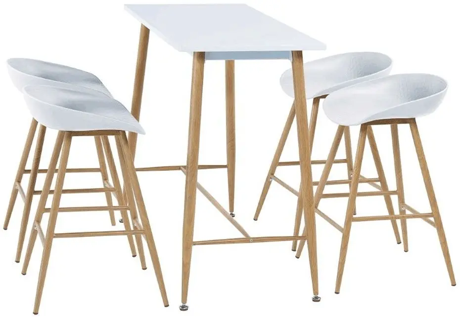 Masa Tempo Kondela Dorton (White/Beech)