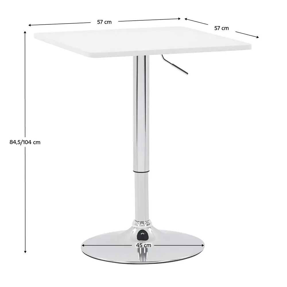 Барный стол Tempo Kondela Florian 3 NEW (White) - 4