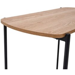 Masa auxiliara Tempo Kondela Holar (Acacia/Black) Thumb