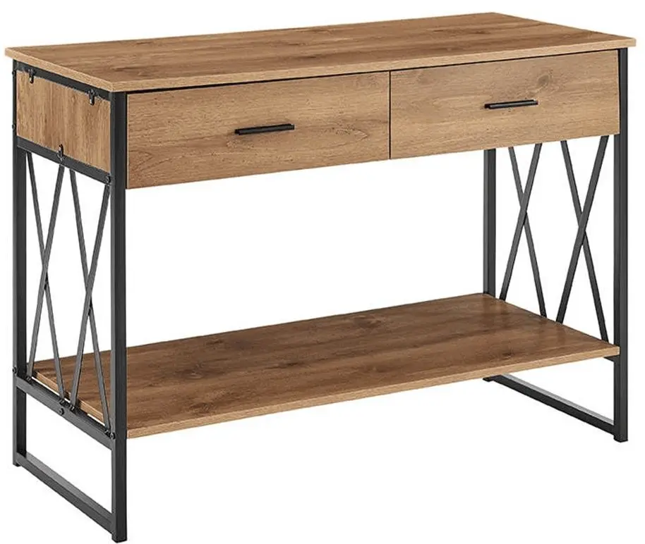 Masa auxiliara Tempo Kondela Nevan (Oak/Black)