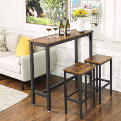 Masa de bar Vasagle LBT12X (Rustic Brown/Black)