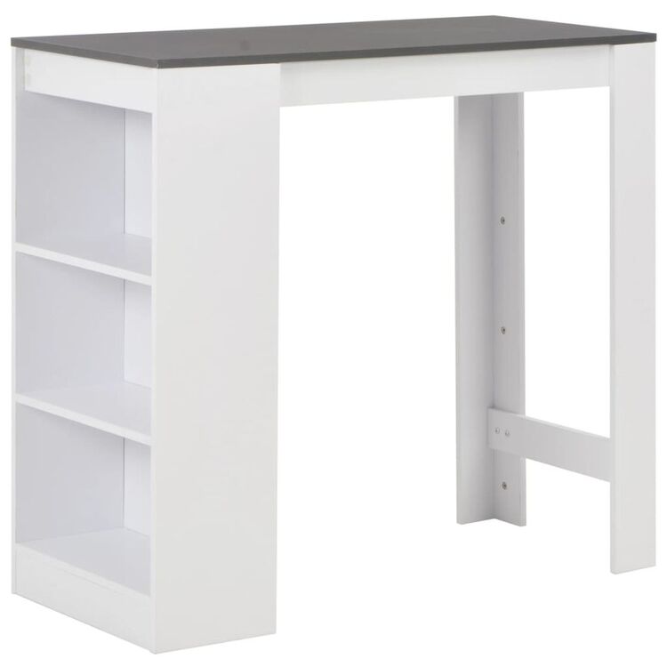 Барный стол VidaXL 280216 (White/Grey)