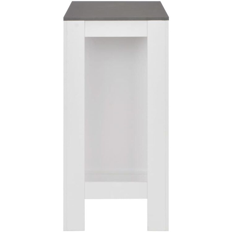 Барный стол VidaXL 280216 (White/Grey)
