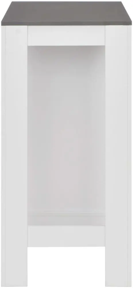 Барный стол VidaXL 280216 (White/Grey)