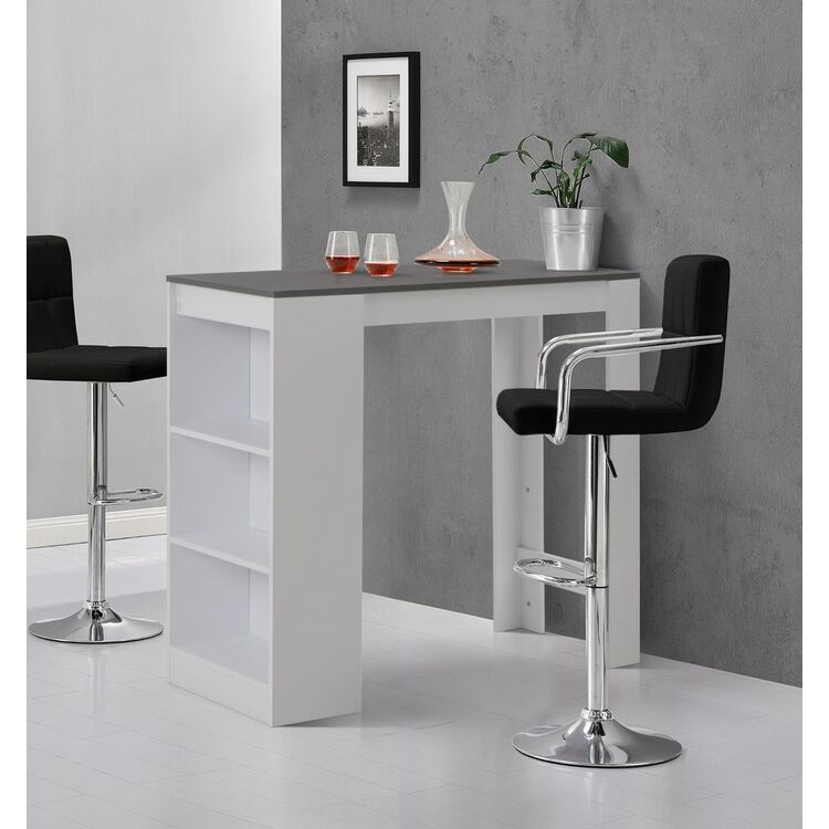 Барный стол VidaXL 280216 (White/Grey)