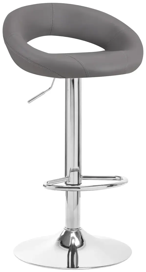 Scaun de bar 4Rico QS-B10 141197 (Grey/Chrome) - 2