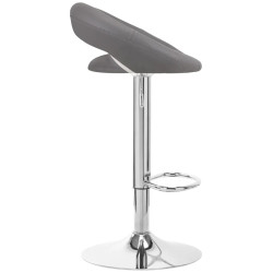 Scaun de bar 4Rico QS-B10 141197 (Grey/Chrome) Thumb