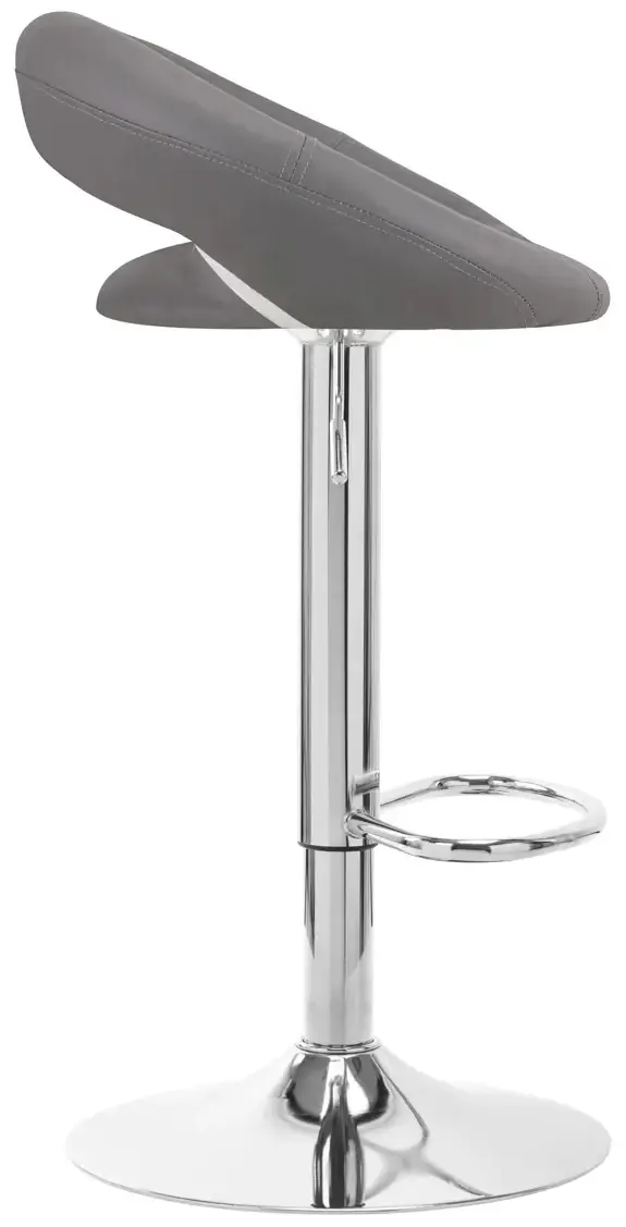 Scaun de bar 4Rico QS-B10 141197 (Grey/Chrome) - 4