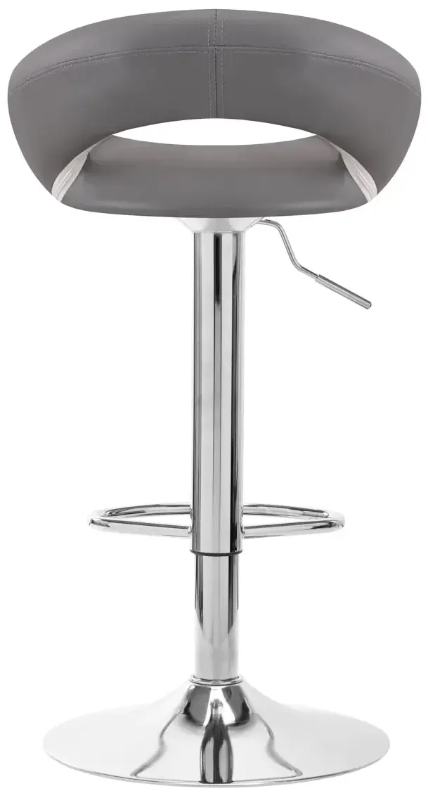 Scaun de bar 4Rico QS-B10 141197 (Grey/Chrome) - 6