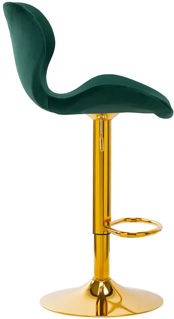 Барный стул 4Rico QS-B15 141187 Velvet (Green/Gold)