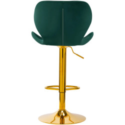Барный стул 4Rico QS-B15 141187 Velvet (Green/Gold) Thumb