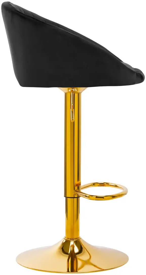 Барный стул 4Rico QS-B16g 141188 Velvet (Black/Gold)