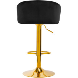 Барный стул 4Rico QS-B16g 141188 Velvet (Black/Gold) Thumb