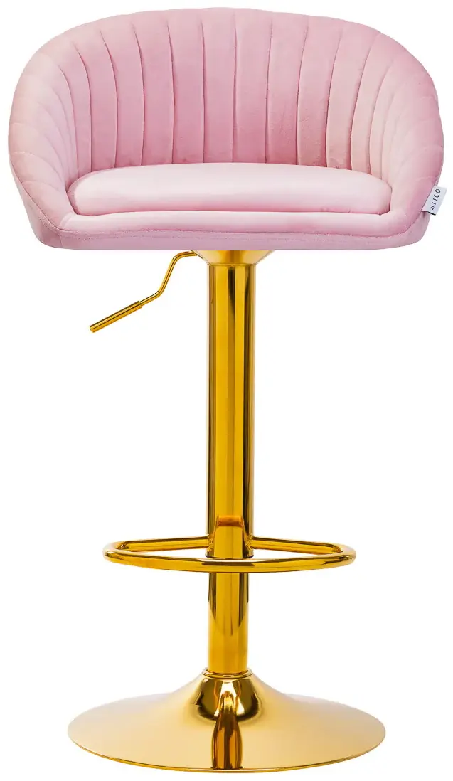 Барный стул 4Rico QS-B16G 150120 (Pink/Gold)