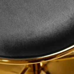 Барный стул 4Rico QS-B313a 147825 Velvet (Dark Gray/Gold) Thumb