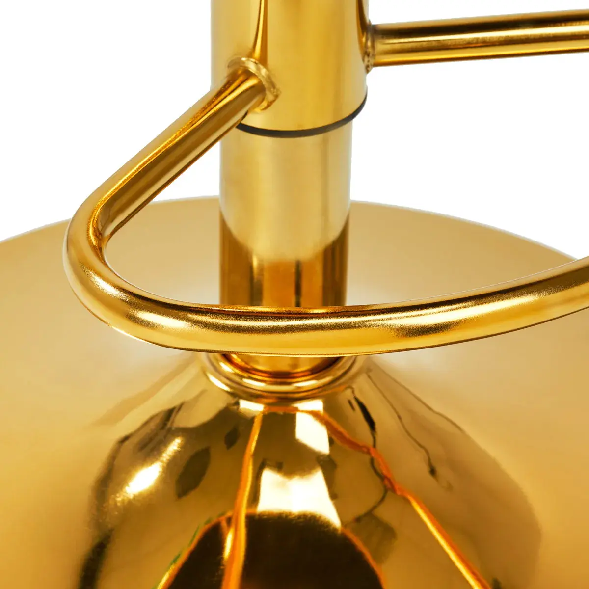 Scaun de bar 4Rico QS-B313a 147827 Velvet (Dark Blue/Gold)