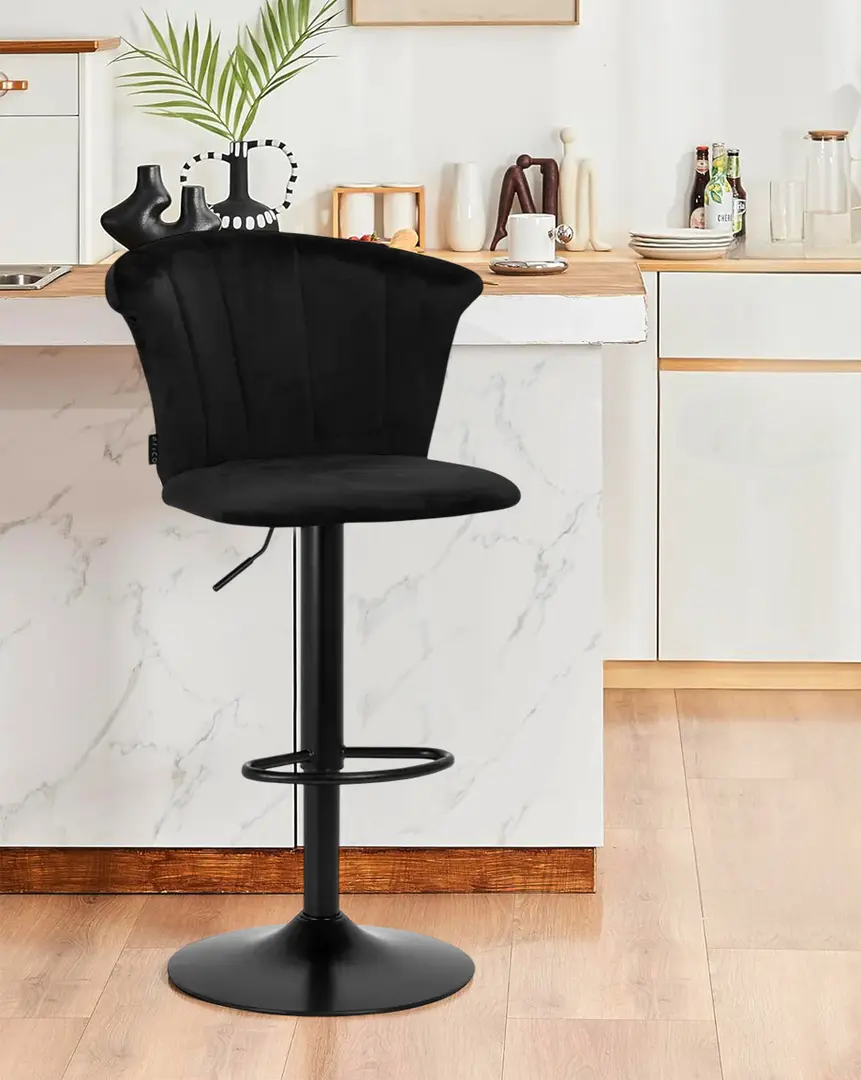 Scaun de bar 4Rico QS-B801 147829 (Black)