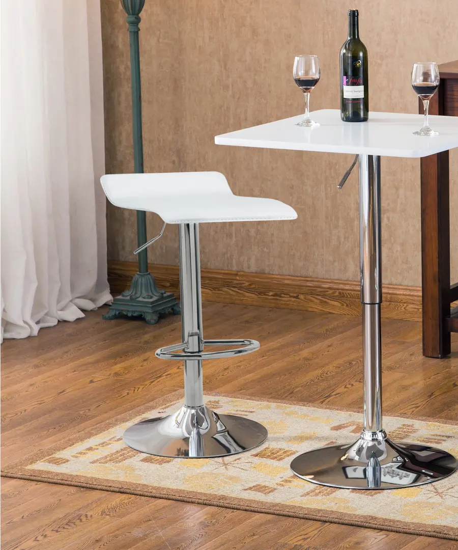 Стул барный 4Rico QS-B08 141193 (White/Chrome)