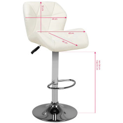 Scaun de bar Activeshop M01 132518 (White) Thumb