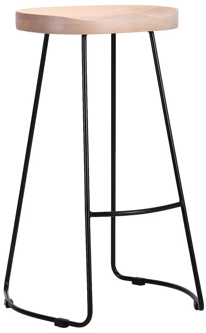 Scaun de bar AMF Jam (Black/Natural)