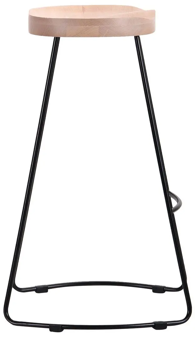 Scaun de bar AMF Jam (Black/Natural)