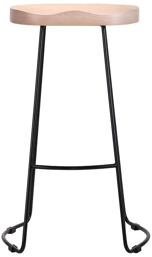 Scaun de bar AMF Jam (Black/Natural)