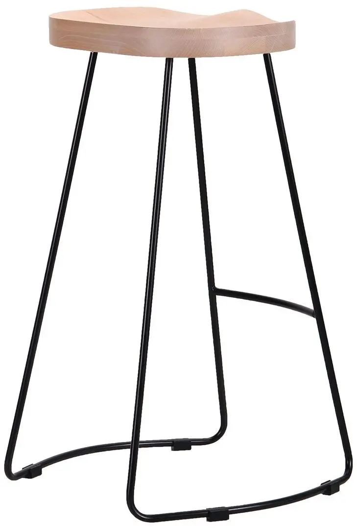 Scaun de bar AMF Jam (Black/Natural)