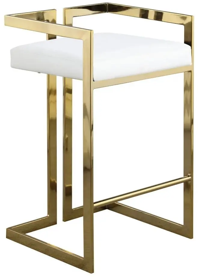 Scaun de bar Casa Moora IDS9 (White/Gold)