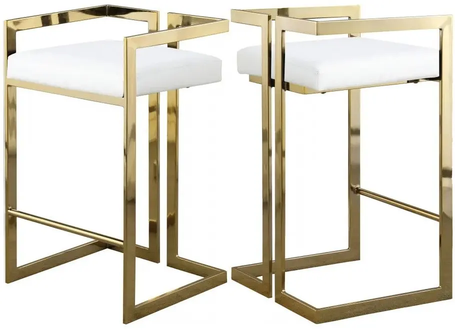 Scaun de bar Casa Moora IDS9 (White/Gold)