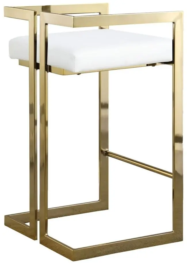 Scaun de bar Casa Moora IDS9 (White/Gold)