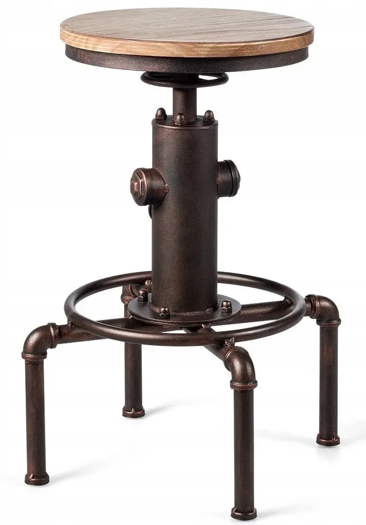 Scaun de bar Costway HW61827CF (Brown)