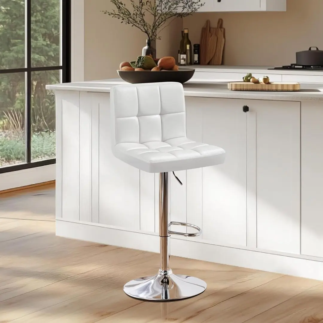 Scaun de bar Costway HW66492WH-1 (White)