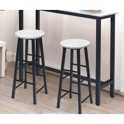Набор барных стульев Costway HW63901WH (White/Black) Thumb