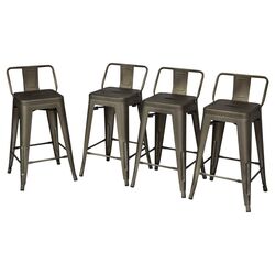 Set scaune de bar Costway HW66254GUN (Olive) Thumb