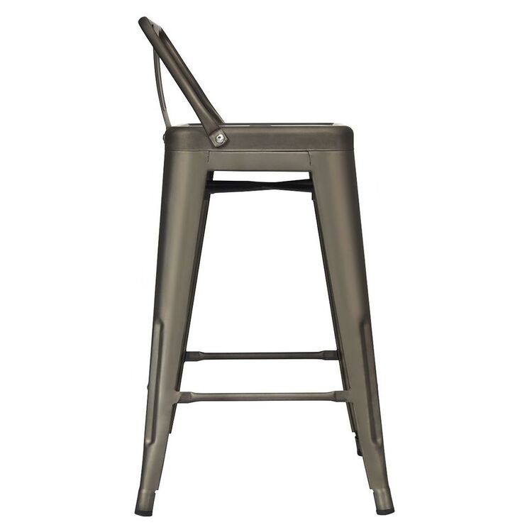 Set scaune de bar Costway HW66254GUN (Olive)