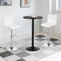 Набор барных стульев Costway HW66492WH-2 (White) Thumb