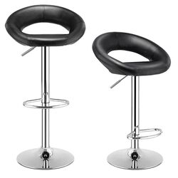 Set scaune de bar Costway JV10344BK-2 (Black) Thumb