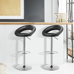 Set scaune de bar Costway JV10344BK-2 (Black) Thumb