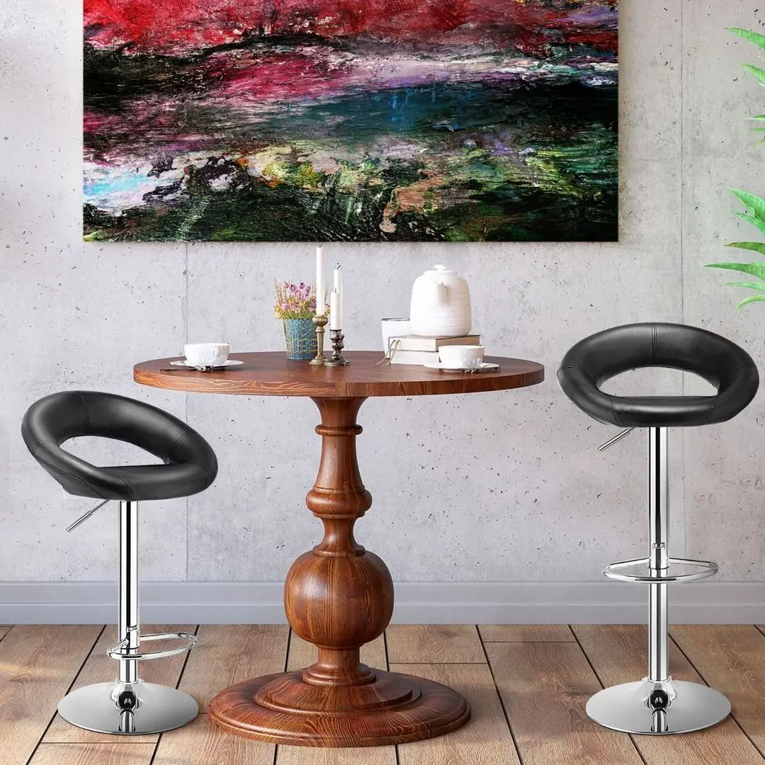 Набор барных стульев Costway JV10344BK-2 (Black)