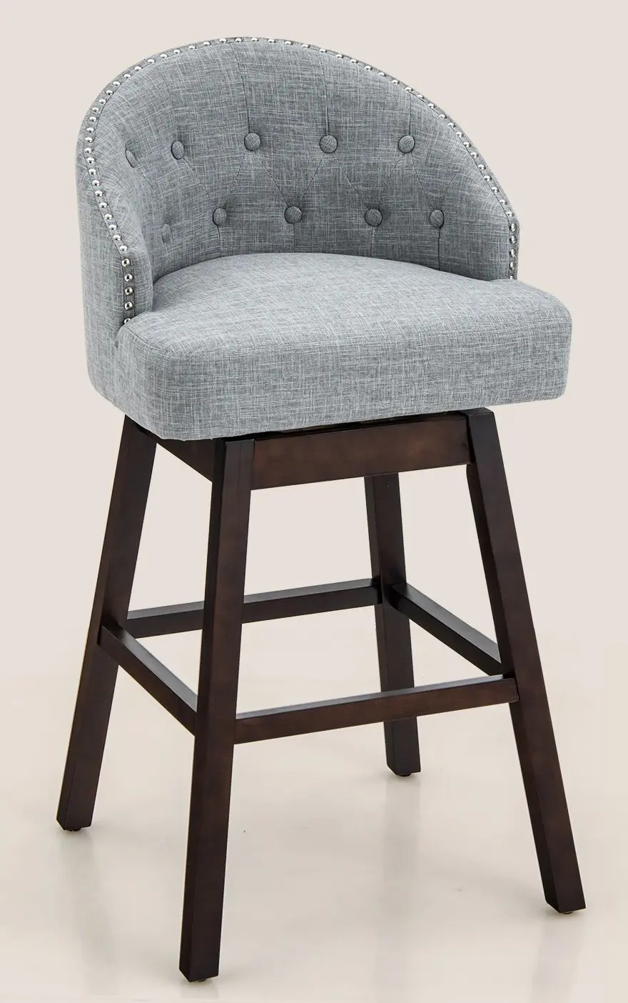 Set scaune de bar Costway JV10541GR (Grey)