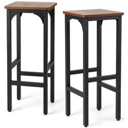 Набор барных стульев Costway JV10666CF-2 (Brown/Black) Thumb