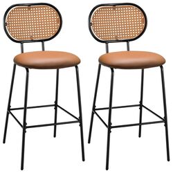 Набор барных стульев Costway JV10738BN-2 (Brown/Black) Thumb