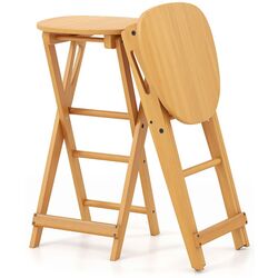 Набор барных стульев Costway JV11052NA-2 (Natural) Thumb