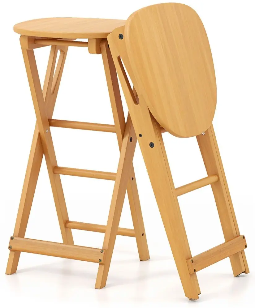 Набор барных стульев Costway JV11052NA-2 (Natural)