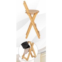 Set scaune de bar Costway JV11053NA-2 (Natural) Thumb